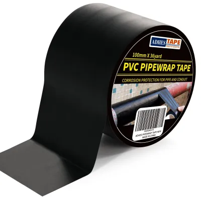 Productafbeelding van Solidchoice - Corrosiebestendige Pijptape voor Buiten en Ondergronds Gebruik, 4 Inch x 36 Yds
