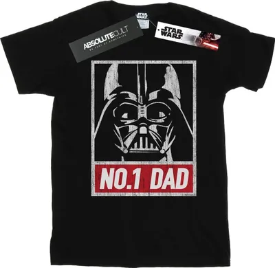Produktbild von Star Wars - "Number One Dad" T-Shirt für Herren BI46490 (M) (Schwarz)