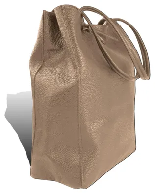 Image de Toscanto sac taupe beige foncé cuir shopper D2OTTM107SN