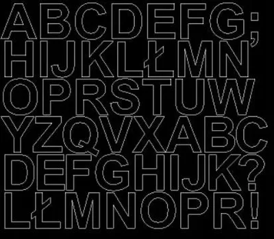 Image de Lettres autocollantes, 3 cm, noir mat