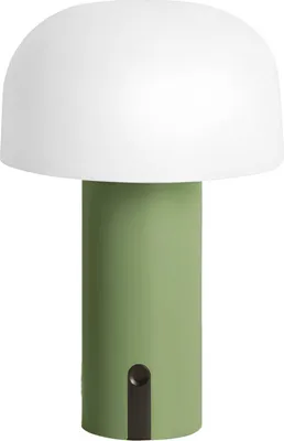Produktbild von Leitmotiv - Tischleuchte Luca Led - Grün - Ø15cm Tischlampe - Nachttischlampe, Wohnzimmer, Schlafzimmer