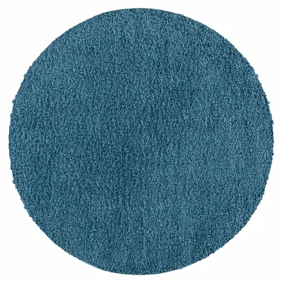 Produktbild von Carpetsale24 Hochflor Teppich Uni Einfarbig Modern Shaggy Teppich Wohnzimmer Flauschig Weich Preishammer, Grösse: 80 cm Rund