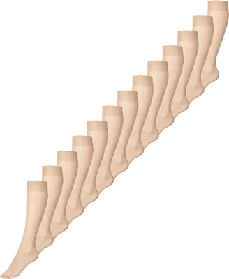 Produktbild von NUR DIE Knie-strümpfe thermo-socken overknee 30 DEN sahara one size