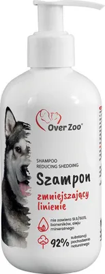 Zdjęcie produktu dla OVER ZOO Szampon Zmniejszający Lnienie Dla Psa 250ml