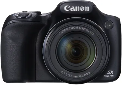 Produktbild von Canon PowerShot SX530 HS, 16 MP, 4608 x 3456 Pixel, CMOS, 50x, Full HD, Schwarz