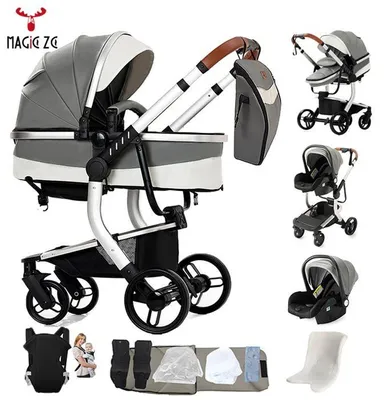 Productafbeelding van MAGIC ZC 3-in-1 kinderwagen met autostoel en reiswieg