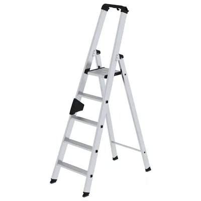 Obrázok produktu pre MUNK Stufen-Stehleiter einseitig 5 Stufen Aluminium 150 kg