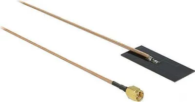 Obrázek produktu pro DeLOCK 12610, 1,2 dBi, 2.4 - 2.5/5.15 - 5.875 GHz, 50 ohm, SMA, Černá, 1 m
