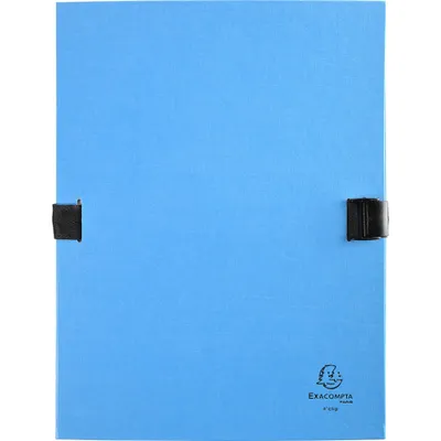 Produktbild von Exacompta 10x Präsentationsmappe dehnbar Rücken N'CLIP - Hellblau - 21503E