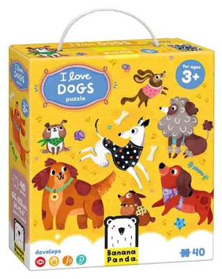 Immagine prodotto di Puzzle del cane Banana Panda - giocattolo educativo per bambini dai 3 anni in su