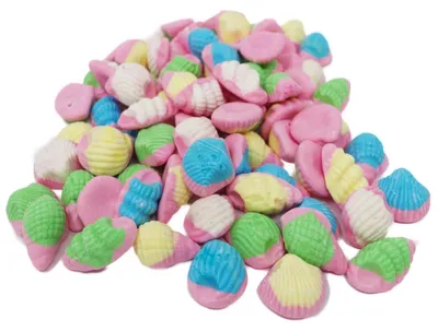 Image de Sucre mousseux Vidal coquillages et fruits de mer colorés et sucrés 1400g