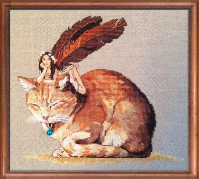 Produktbild von Kreuzstichvorlage Nimue „Fairycat“, 152G