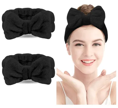 Image de Solidchoice - Bandeau pour cheveux de maquillage - Lot de 2/3 pour femmes