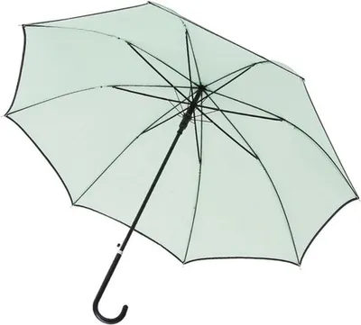 Klassischer Regenschirm mit langem Griff und großem Lederhandgriff - Winddicht - Automatische Öffnung - Leicht - Regenschirm