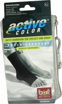 Produktbild von BORT ActiveColor Knöchelbandage XL schwarz