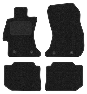 Image de Tapis de sol en moquette pour Subaru Levorg 2014- (break) – jeu 4 pièces, anthracite, sur mesure – Wielganizator ANTHRA