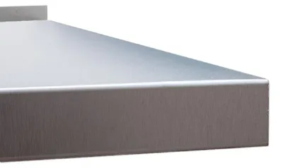 Produktbild von Edelstahl Arbeitsplatte mit Aufkantung - Bautiefe 700mm - AISI 304