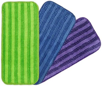 Immagine prodotto di Set di panni in microfibra per testine di mop, 30 cm, confezione da 3, vari colori