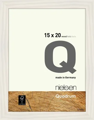 Produktbild von nielsen Holz Bilderrahmen Quadrum, 15x20 cm, Weiß