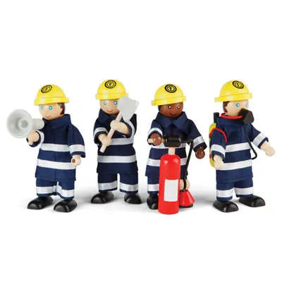 Zdjęcie produktu dla Bigjigs Toys Firefighters Set, 3 lat(a), Wielobarwny