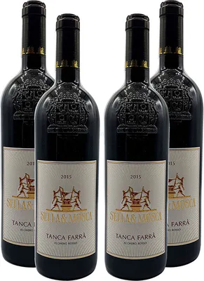 Produktbild von Sella und Mosca Rotwein - 4er Set - 4x 0,75L (13,5% Vol) - Tanca Farra Alghero Rosso / Rotwein - Italien - [Enthält Sulfite]