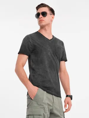 Immagine prodotto di Ombre Clothing T-shirt da uomo a maniche corte Jordanne nero S