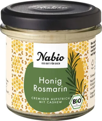 Image de Crème de noix de cajou à tartiner - Miel romarin 135g