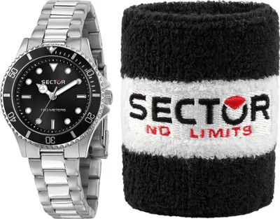 Produktbild von Sector Damen Analog Uhr Casual Edelstahl Armbanduhr silber USE53161529