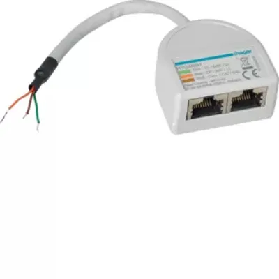 Immagine prodotto di Hager RJ45, 2 connettori femmina HTG468H