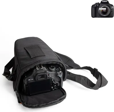 Produktbild von K-S-Trade Kameratasche Fototasche Schultertasche Umhängetasche kompatibel mit Canon EOS 1200D Colt  für Systemkameras Schutzhülle bag