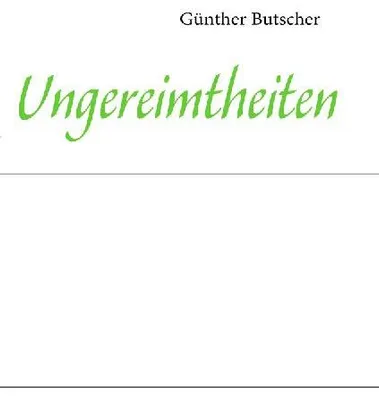 Produktbild von Ungereimtheiten