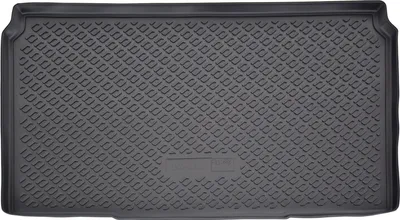 Image de Tapis De Coffre en Caoutchouc TPE Pour Peugeot 208 2 Depuis 2019 Hatchback, Bord Haut, Noir, Antidérapant, Toutes Saisons