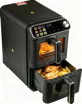 Produktbild von Kalorik Fettfreie Fritteuse Vertikale 2460W 11L XXL Heißluftfritteuse Turm + 2 Frittierroste, air fryer