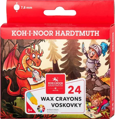 Obrázek produktu pro Koh-i-noor 8234/24 - voskovky - 24 ks