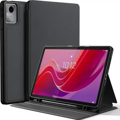 Zdjęcie produktu dla EasyAcc Lenovo Tab M11 TB330 2024 Pokrowiec ochronny z czarnym uchwytem na długopis