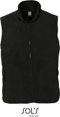 Produktbild von SOLS Uni Bodywarmer Fleece 51000 Schwarz Black L