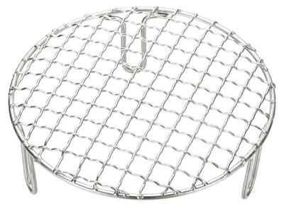 Rundes Grillroster 16,5 cm aus Edelstahl mit Füßen