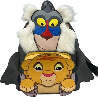 Produktbild von The Lion King - Simba I Rafiki - Mini Plecak Loungefly