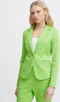 Produktbild von Ichi IHKATE LEOPARD JACQUARD Damen Blazer Jackenblazer regular fit