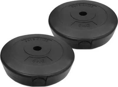 Obrázok produktu pre Physionics sada záťažových dosiek 2 x 5 kg, 27 mm