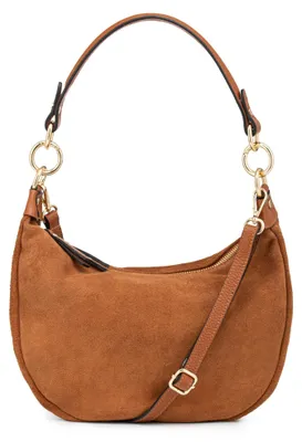 Produktbild von Caspar Wildleder Hobo Bag Damen Schultertasche aus echtem Leder mit verstellbare