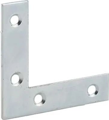 Image de Equerre de fenêtre pour porte,  50x50x12,5mm, bouts carrés, acier zingué - THIRARD
