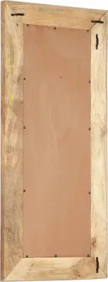 Obrázok produktu pre vidaXL Ručne vyrezávané zrkadlo 110x50x2,5 cm z masívneho mangového dreva
