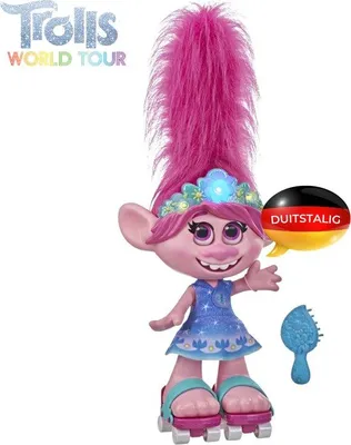 Obrázok produktu pre Trolls World Tour – Interaktívna figúrka Dancing Hair Puppy s nemeckým hlasom – 4+