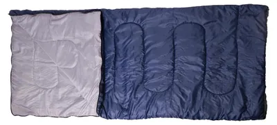 Zdjęcie produktu dla Śpiwór poliestrowy niebieski - wygodny śpiwór kempingowy 200x80cm