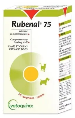 Nahrungsergänzung für Hunde, 60 Tabletten, 75 mg