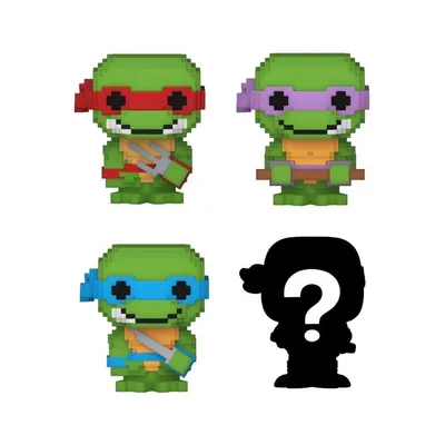 Produktbild von Funko Bitty Pop! Ninja Turtles Bitty 8-bit-figur 2.5 Cm Grün Grün One Size