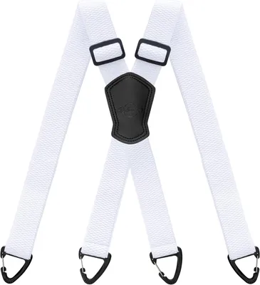Imagen del producto de Suspensorios ajustables para hombre, reforzados, de 1,5 pulgadas, con 4 clips, ideales para actividades al aire libre