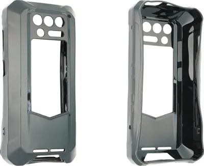 Two smartphone cases shown side-by-side against a white background.