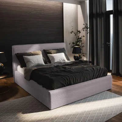 Produktbild von Masseno Polsterbett PARMA 180x200 cm, Polsterbett mit Bettkästen -Rosa, LINCOLN 61